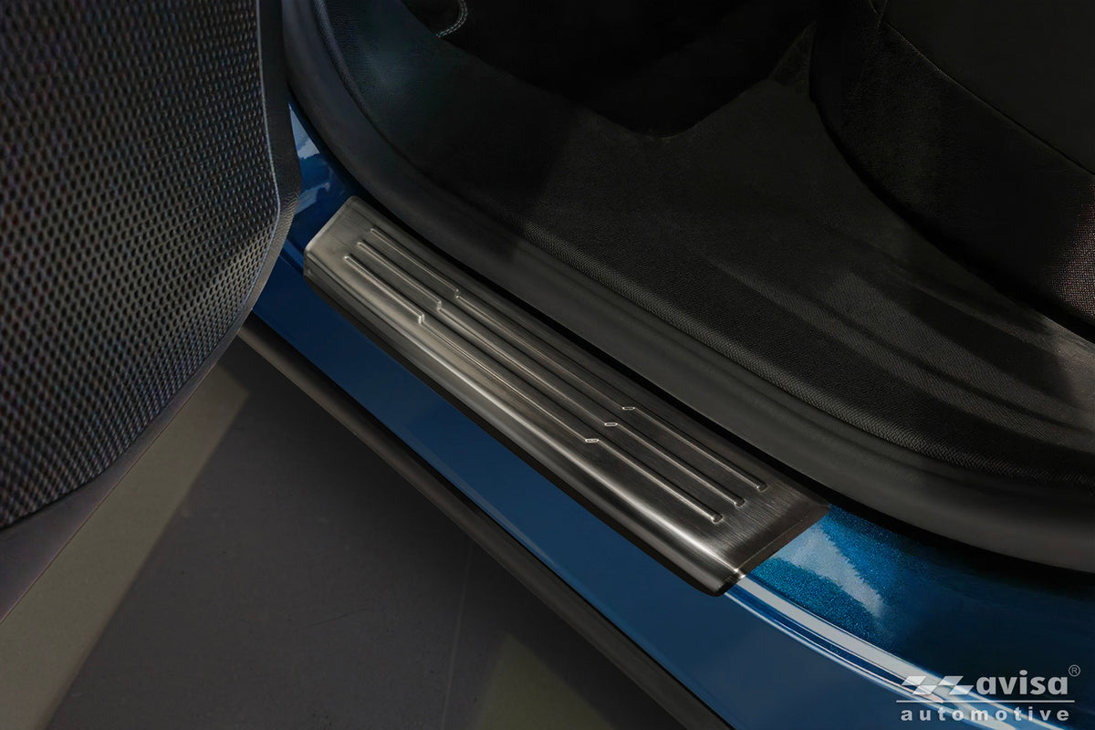 Protector umbral de puertas en relieve PEUGEOT 3008 negro