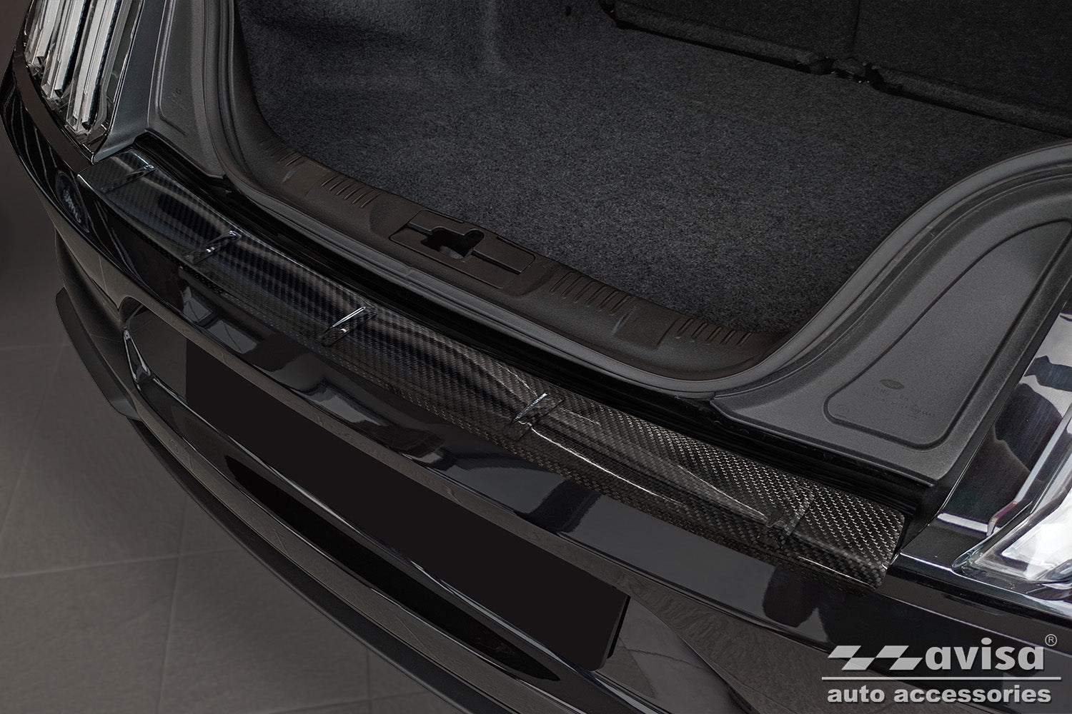 protector de parachoques trasero FORD MUSTANG coupe negro