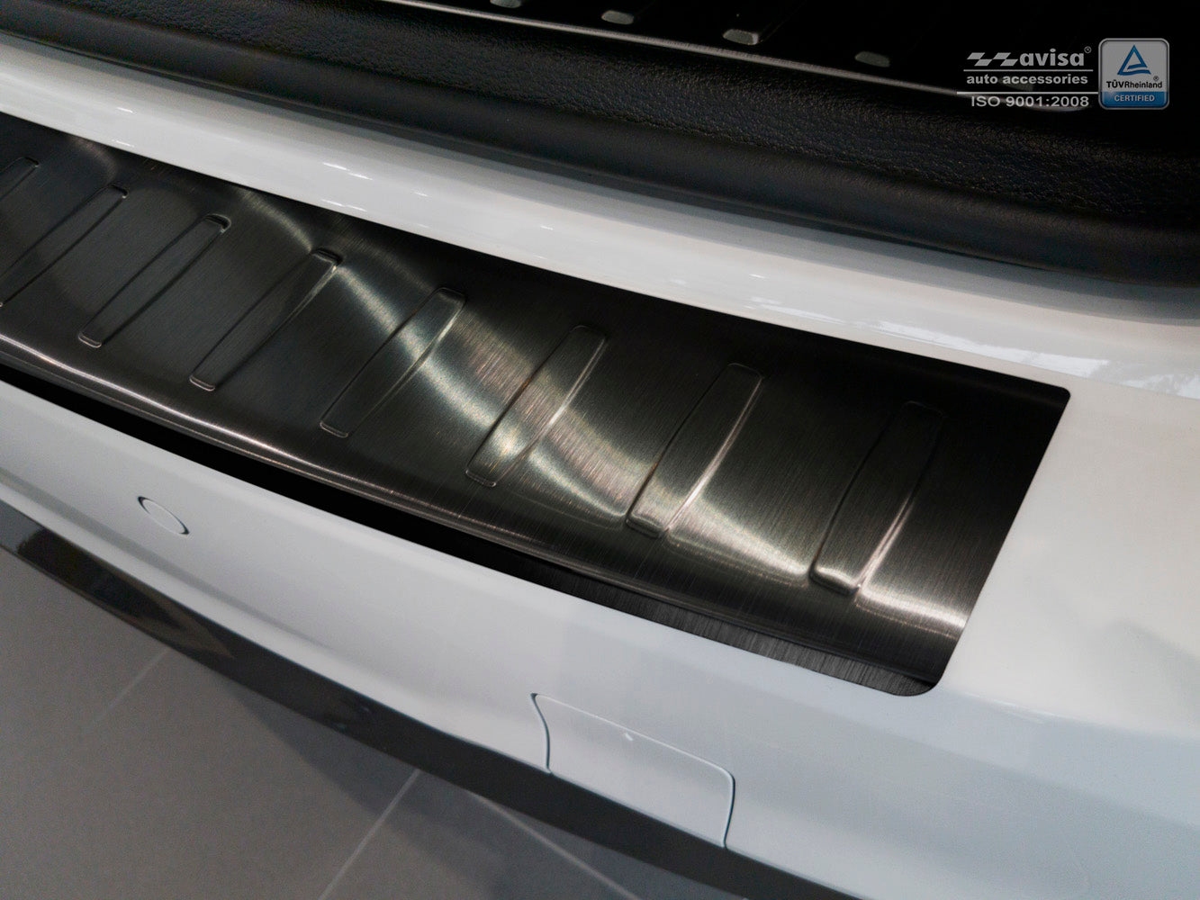 protector de parachoques trasero BMW X3 F25 negro