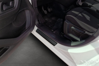 Protector umbral de puertas patrón grano CITROEN BERLINGO negro mate