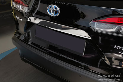 cubierta decorativa del portón trasero del TOYOTA COROLLA CROSS (XG1TJ) plata espejo
