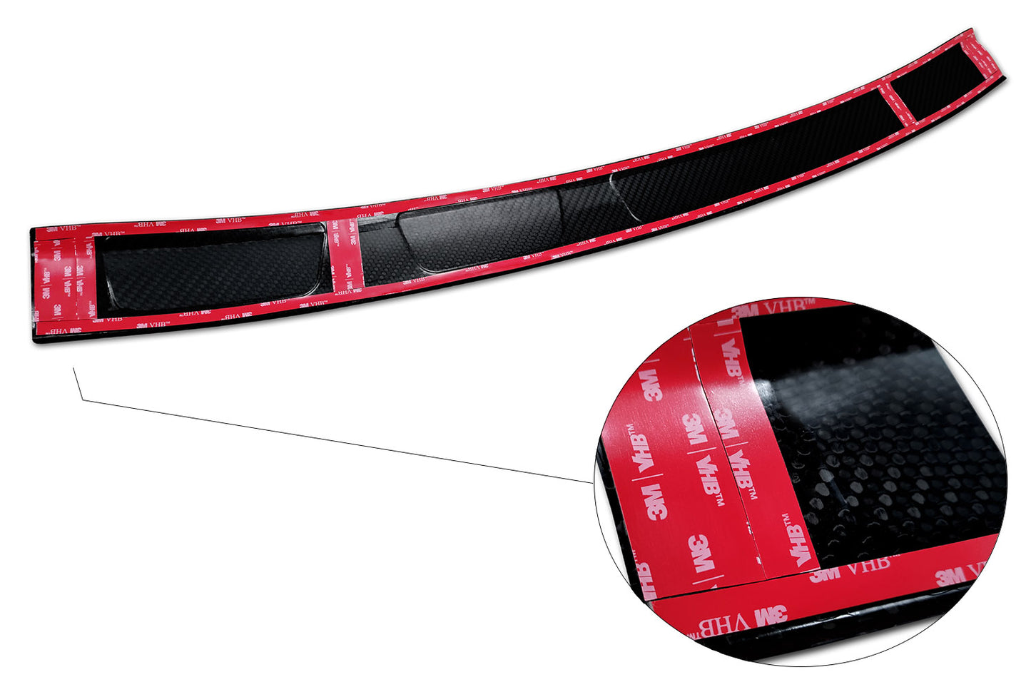 protector de parachoques trasero FORD EDGE negro