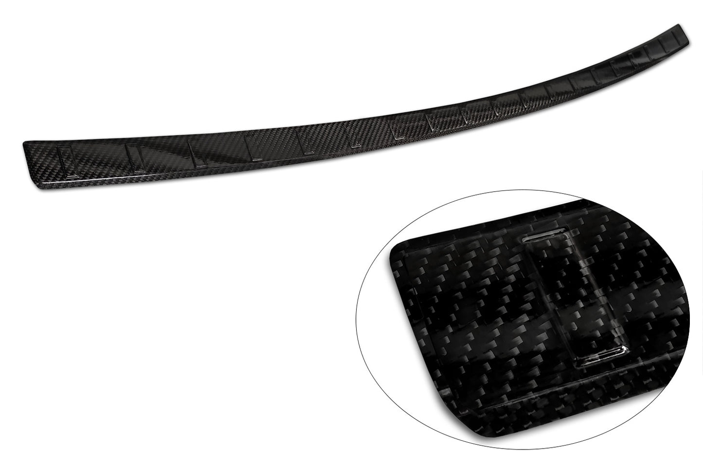 protector de parachoques trasero TOYOTA COROLLA CROSS (XG1TJ) negro 2022-25+
