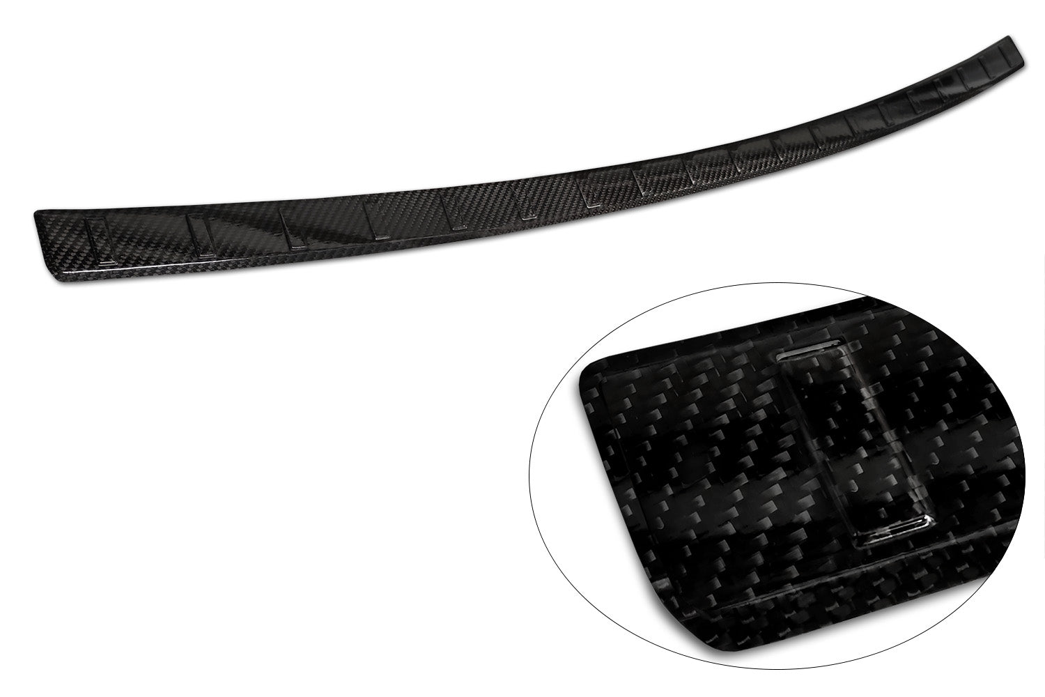 protector de parachoques trasero TOYOTA COROLLA CROSS (XG1TJ) negro 2022-25+