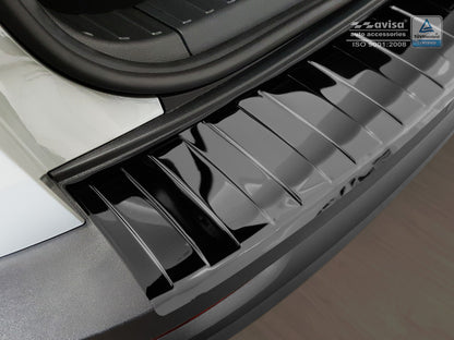 protector de parachoques trasero SKODA KAROQ CLEER negro espejo