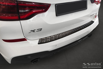 protector de parachoques trasero BMW X3 G01 M-pak negro