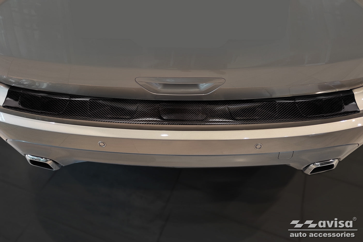 protector de parachoques trasero FORD EDGE negro