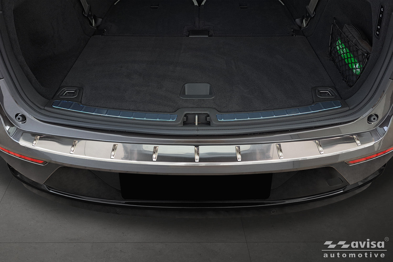 protector de parachoques trasero VOLVO EX 90 plata satinado