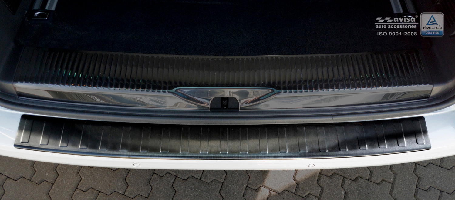 protector de parachoques trasero VW TRANSPORTER T6 negro