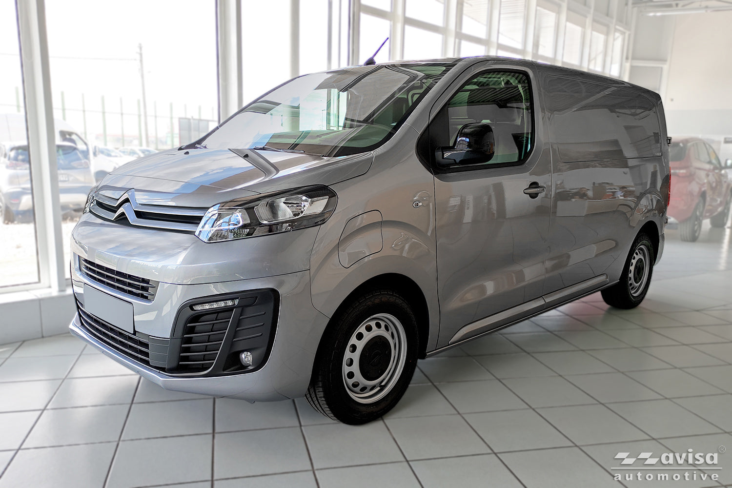 protector de parachoques trasero PEUGEOT EXPERT plata