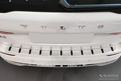 protector de parachoques trasero VOLVO XC60 R-Desgn plata