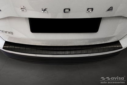 protector de parachoques trasero SKODA KAROQ negro