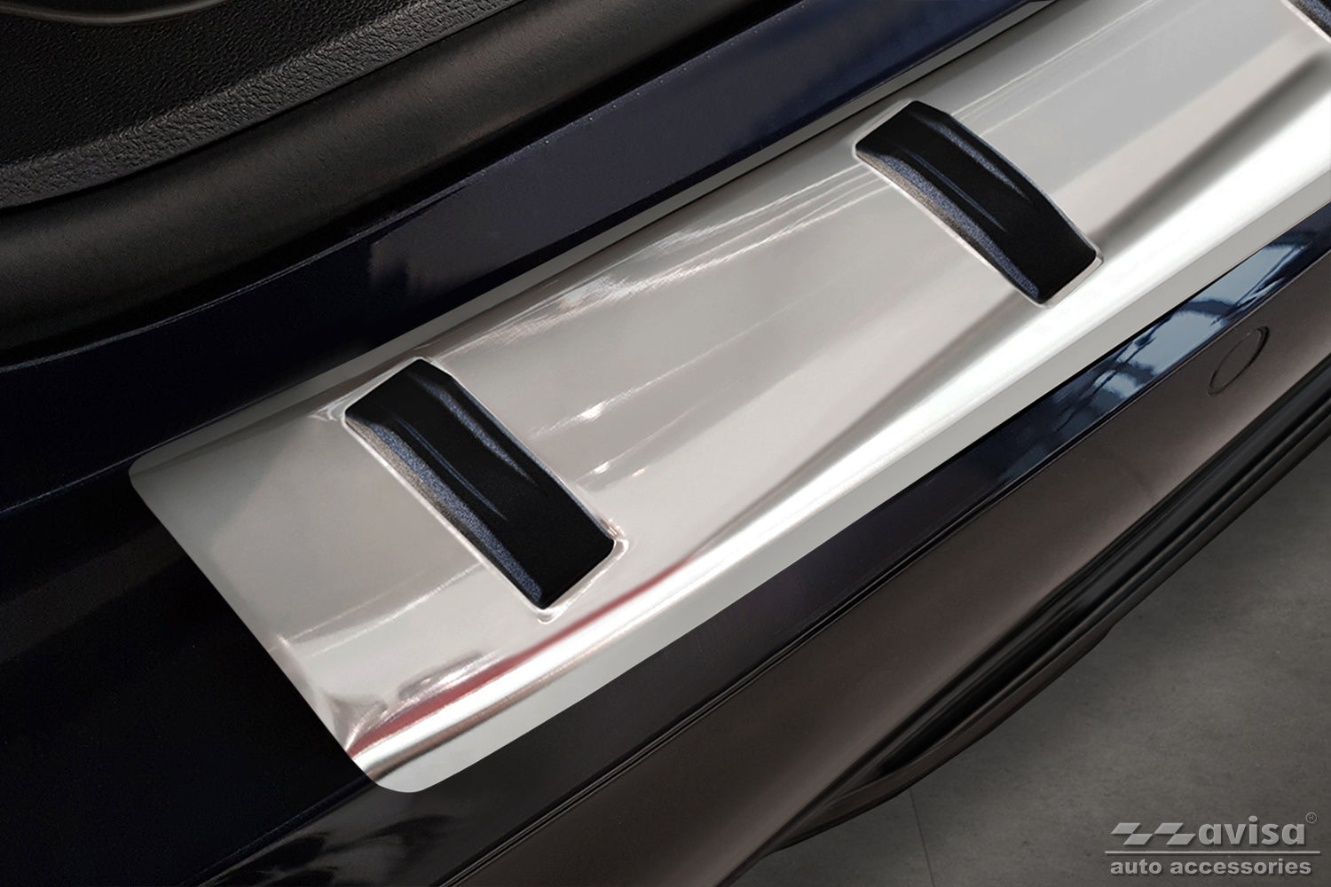 protector de parachoques trasero BMW 5 G31 touring plata