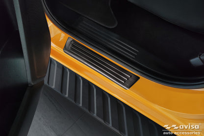 Protector umbral de puertas en relieve VW AMAROK negro