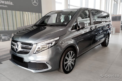 protector de parachoques trasero MERCEDES CLASE V W447 plata satinado