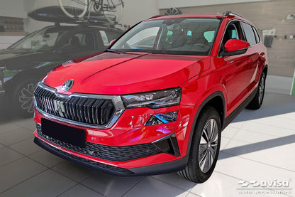 protector de parachoques trasero SKODA KAROQ negro espejo