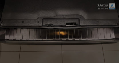 protector de parachoques trasero 118 cm RENAULT TRAFIC negro