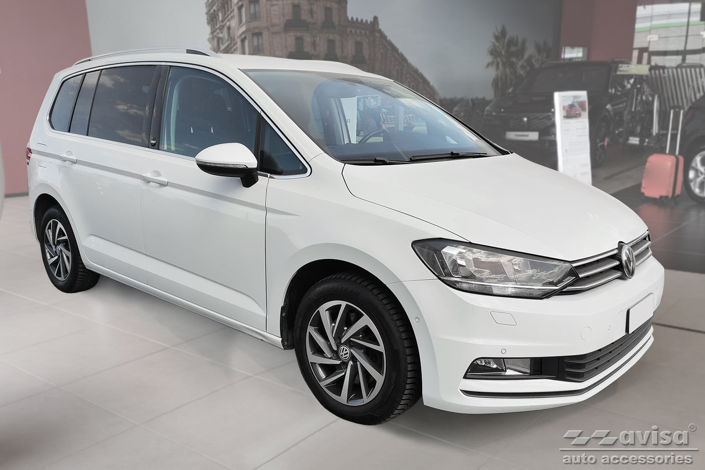 protector de parachoques trasero VW TOURAN R-line