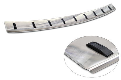 protector de parachoques trasero SKODA SUPERB combi plata satinado