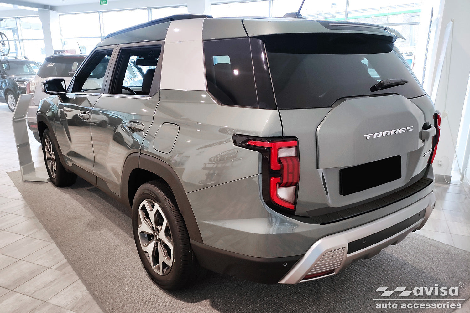 protector de parachoques trasero SSANGYONG TORRES