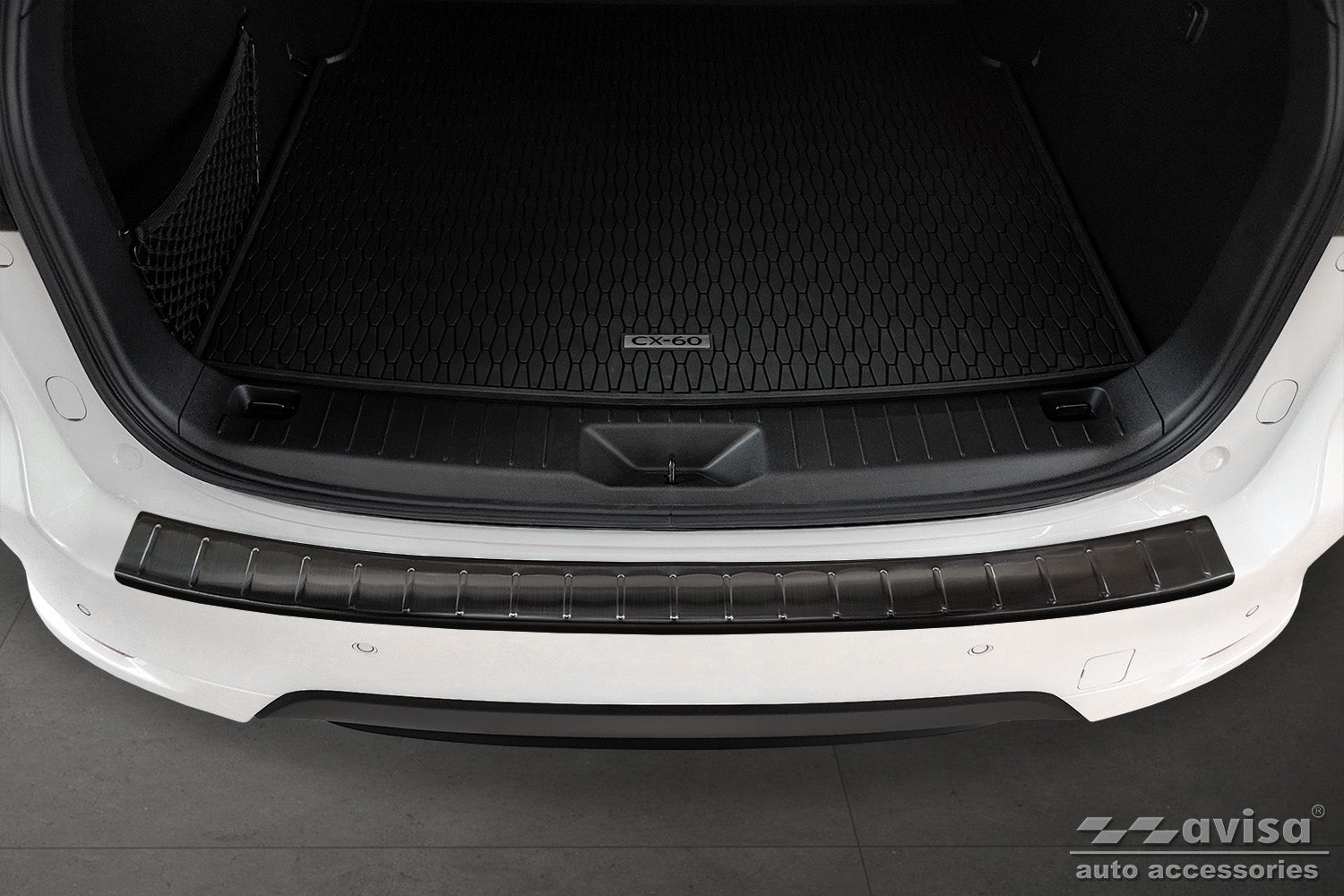 protector de parachoques trasero MAZDA CX-60 negro