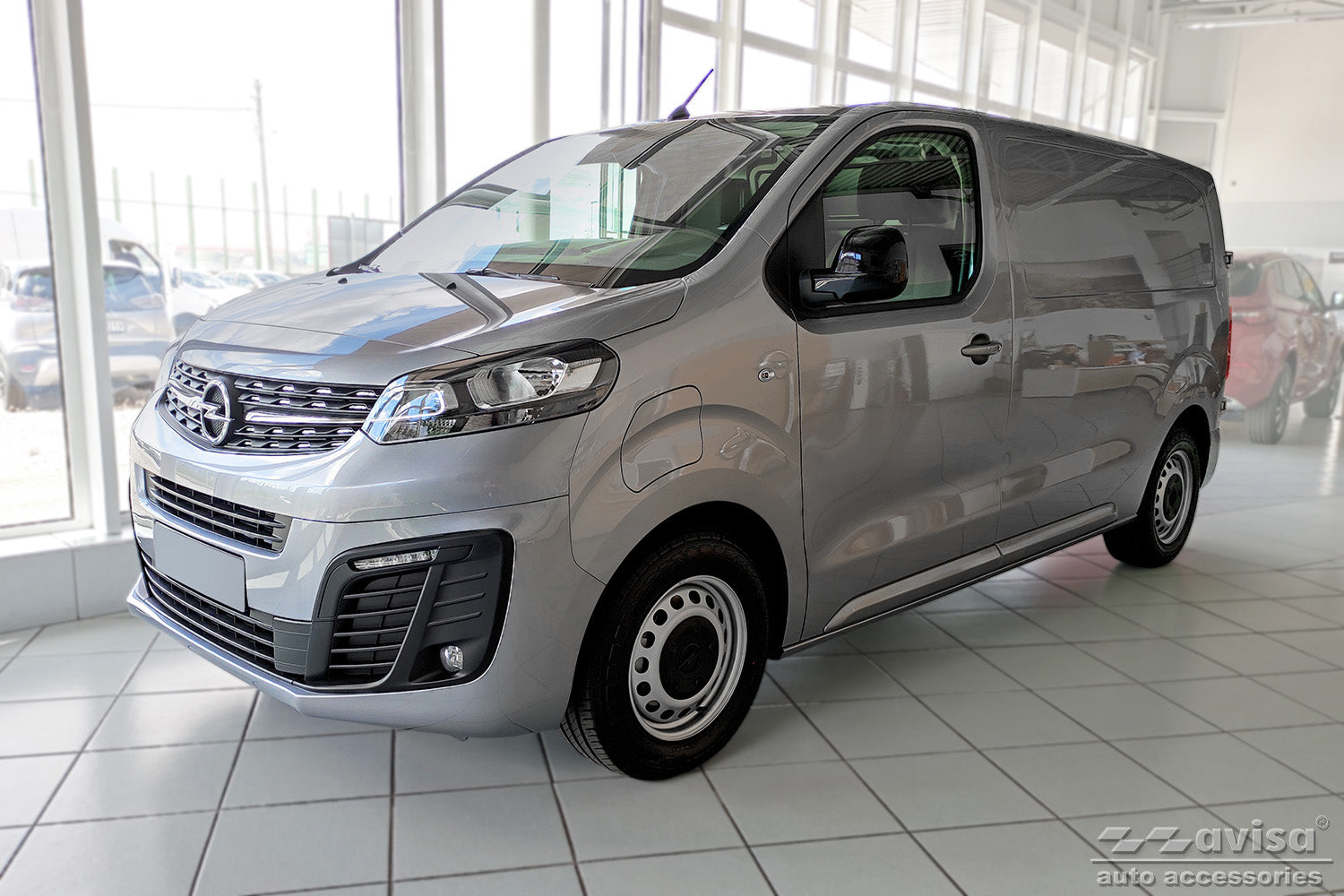 protector de parachoques trasero PEUGEOT EXPERT plata