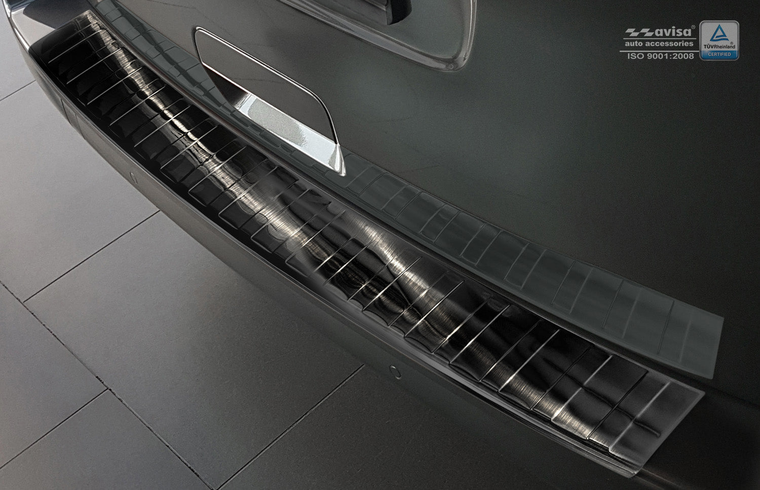 protector de parachoques trasero CITROEN SPACE TOURER negro 2016+