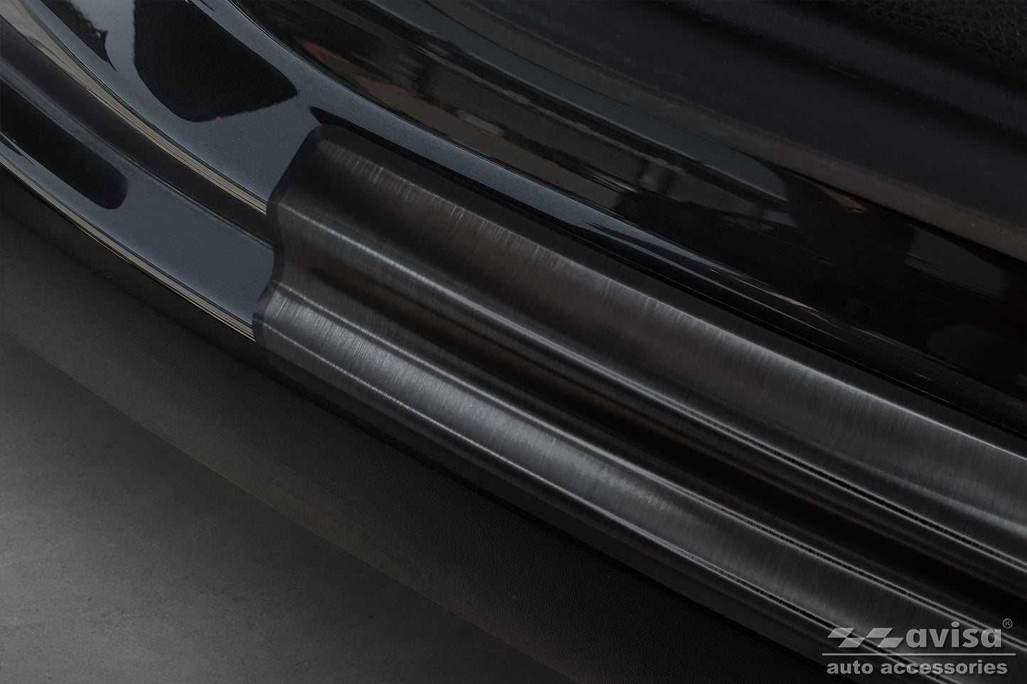 protector de parachoques trasero VW TRANSPORTER T6 negro acero