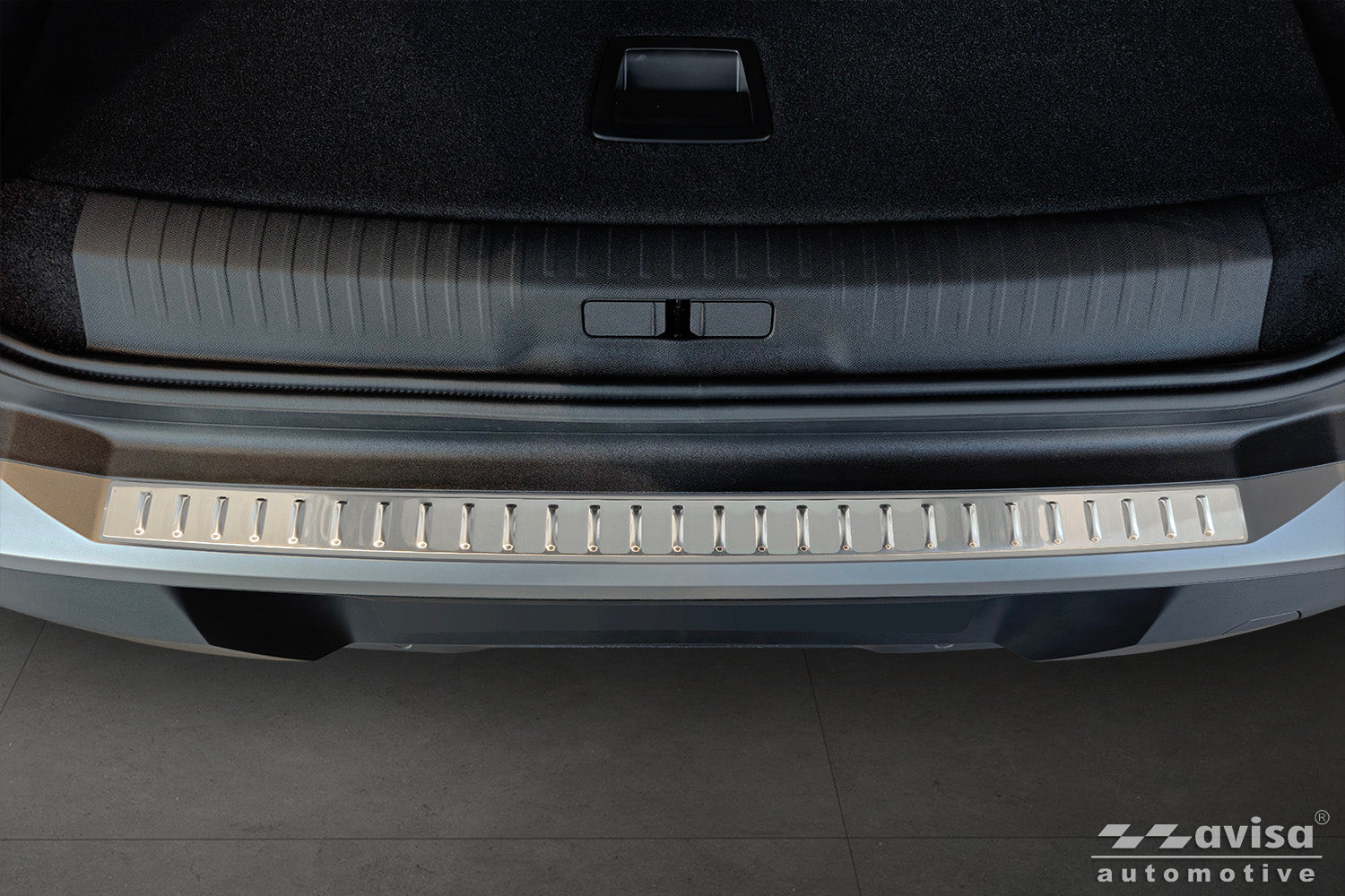 protector de parachoques trasero PEUGEOT 5008 plata satinado