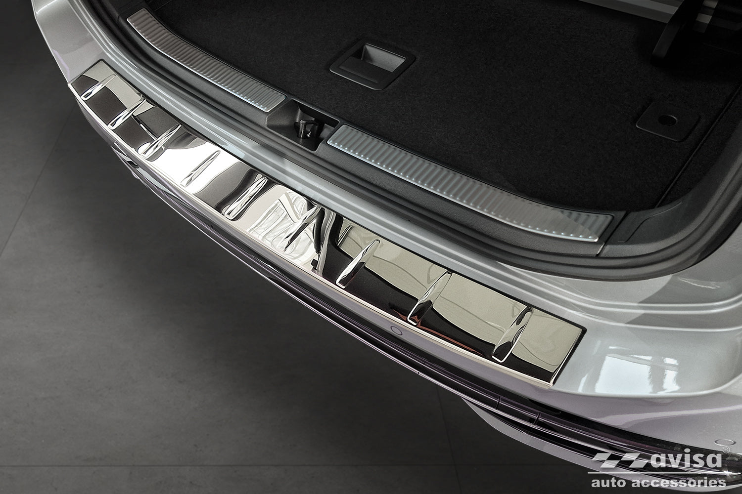 protector de parachoques trasero VW PASSAT B9 VARIANT plata espejo