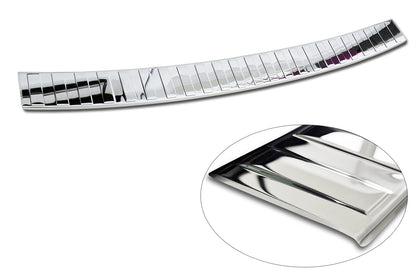protector de parachoques trasero SKODA SUPERB combi plata espejo 2019-24
