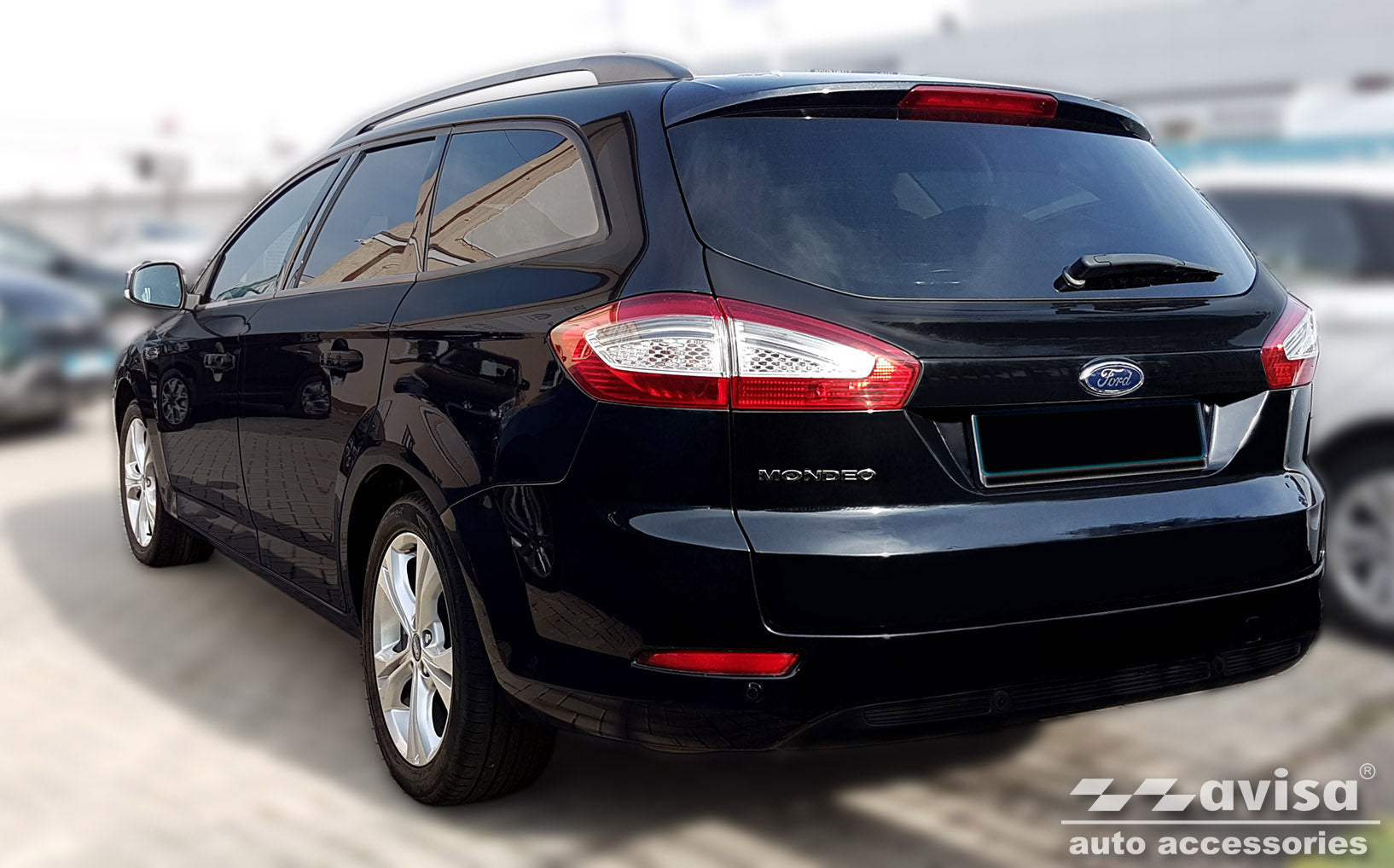 protector de parachoques trasero FORD MONDEO negro