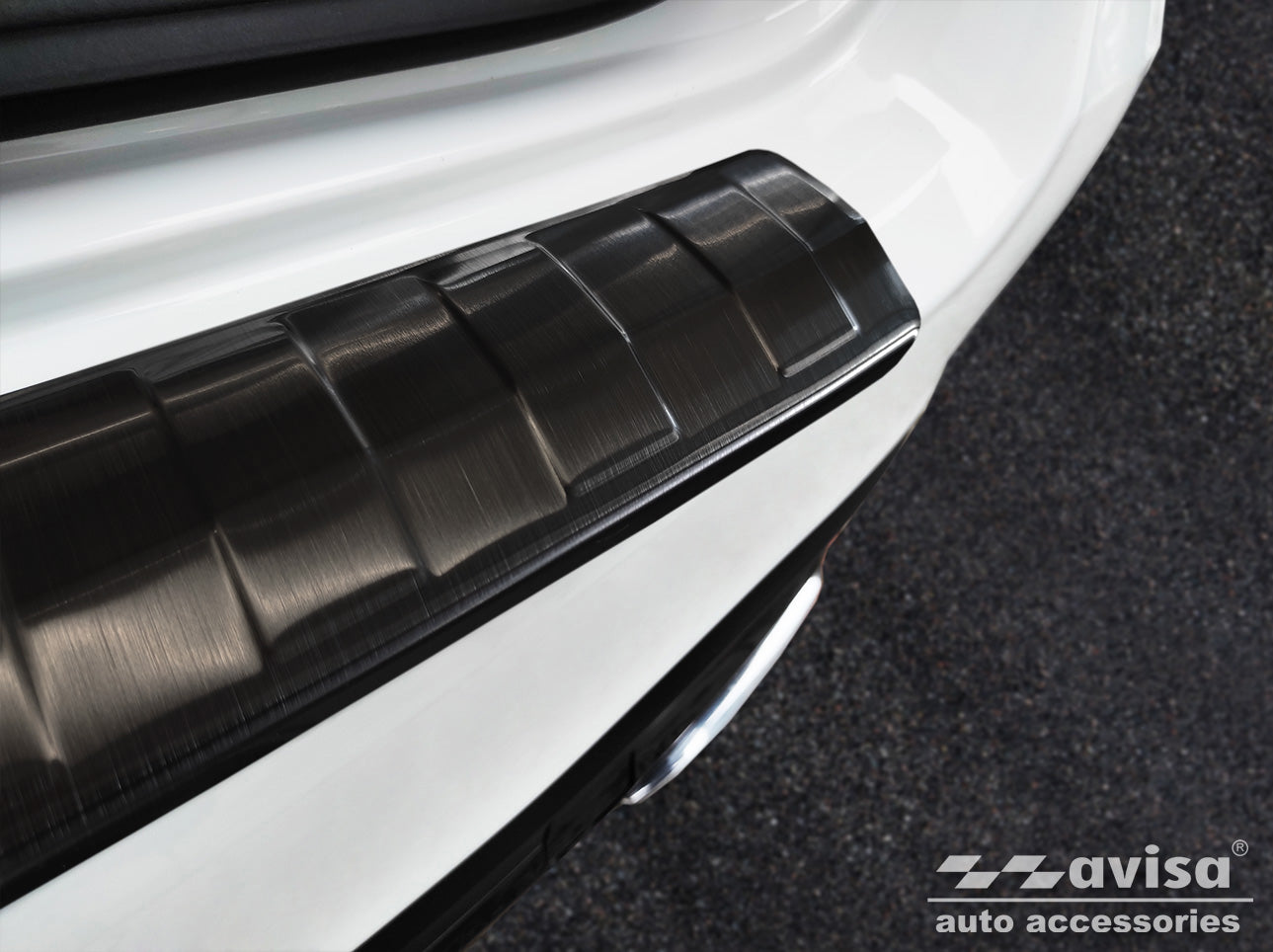 protector de parachoques trasero MERCEDES GLS (X167) negro