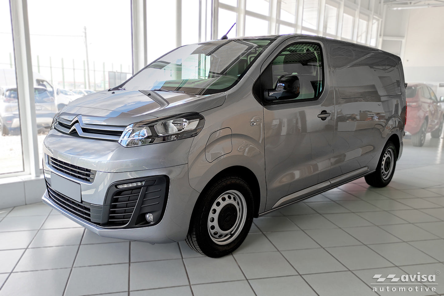 protector de parachoques trasero PEUGEOT EXPERT plata