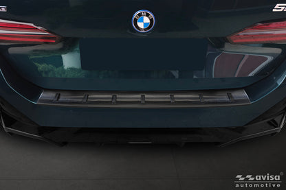 protector de parachoques trasero BMW 5 G61 negro