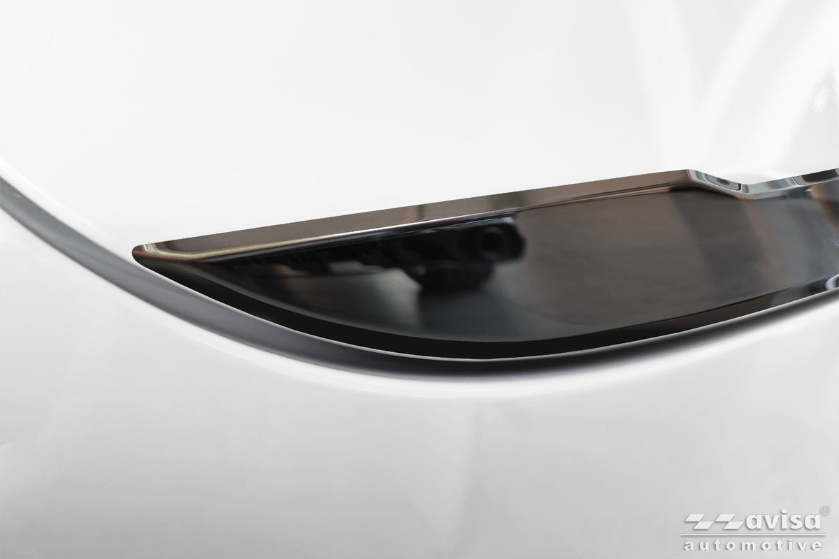 cubierta decorativa del portón trasero del MERCEDES GLC (X254) negro espejo