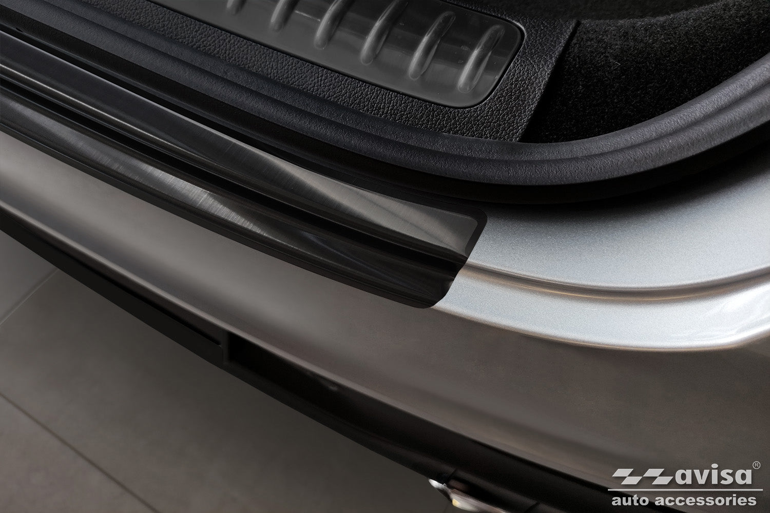 protector de parachoques trasero MERCEDES GLC (C254) negro