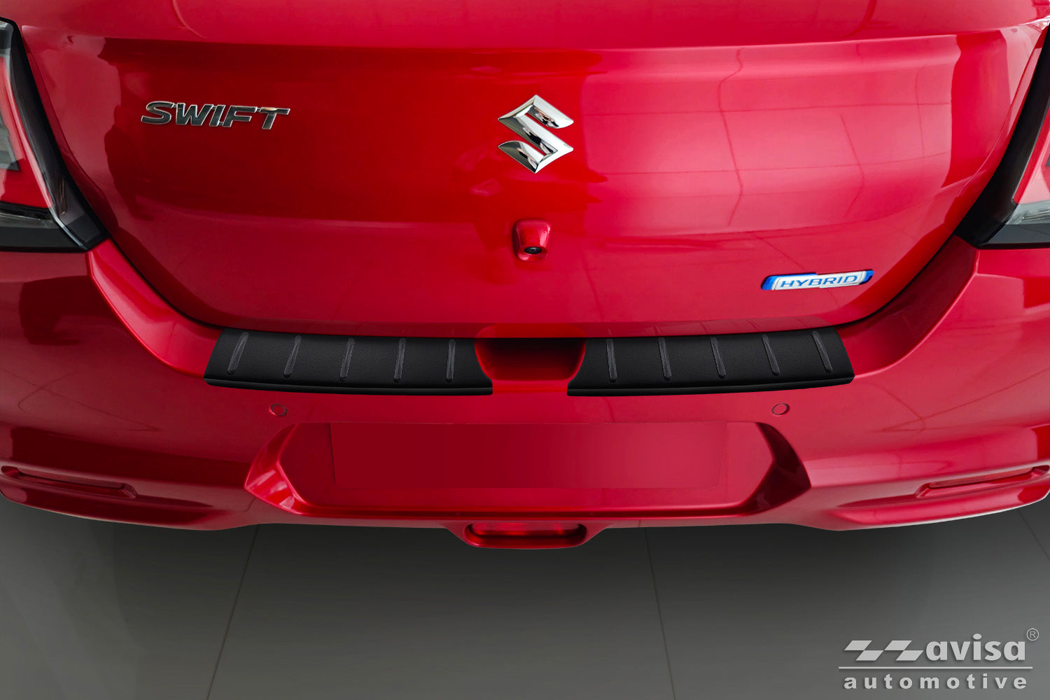 protector de parachoques trasero SUZUKI SWIFT hatchback negro mate