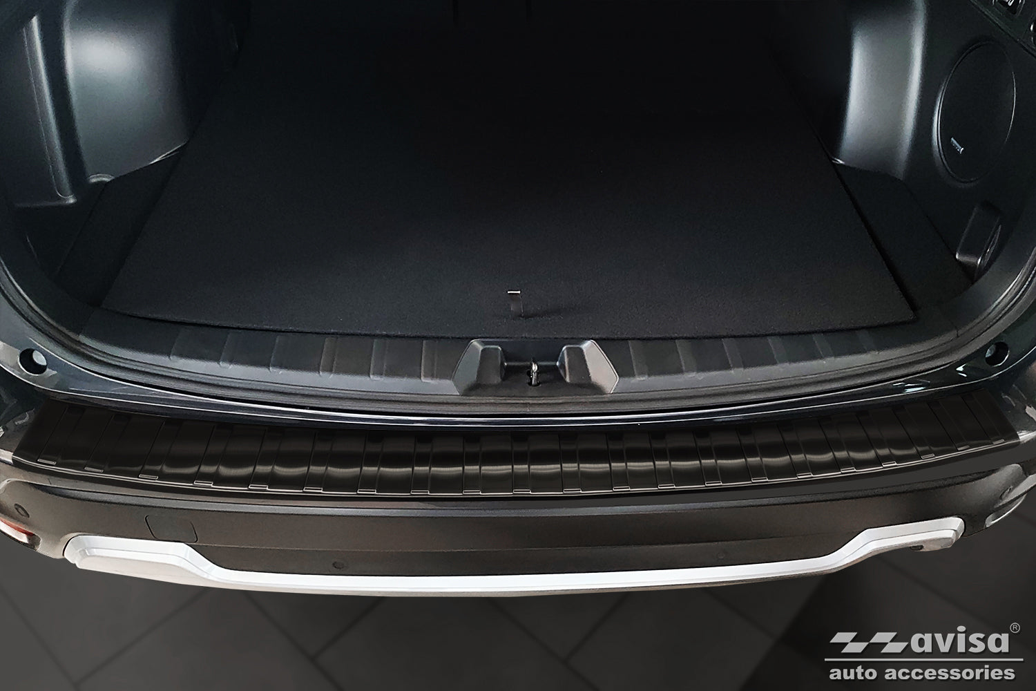 protector de parachoques trasero SUBARU FORESTER suv negro 2018-24