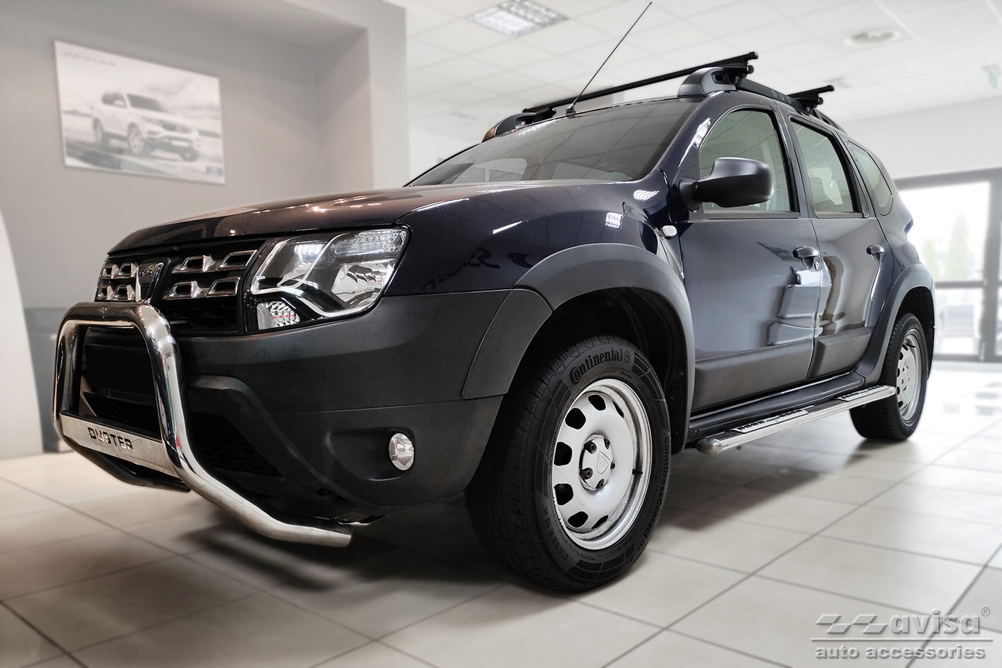 protector de parachoques trasero NEW DACIA DUSTER negro