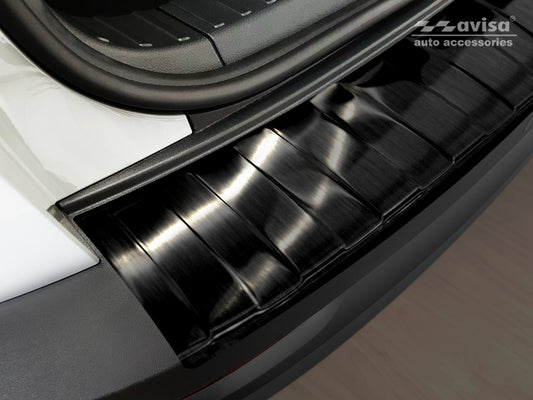 protector de parachoques trasero SKODA KAROQ crossover negro