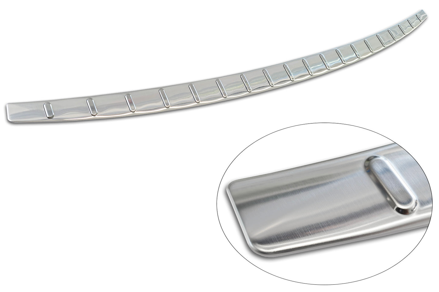 protector de parachoques trasero AUDI Q5 plata satinado