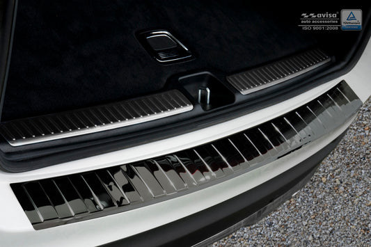 protector de parachoques trasero MERCEDES GLC (X253) negro espejo