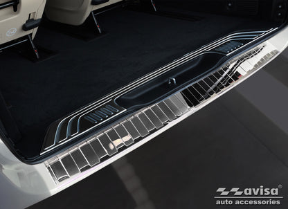 protector de parachoques trasero MERCEDES CLASE V W447 plata espejo