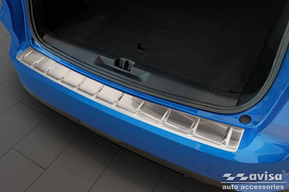 protector de parachoques trasero OPEL ASTRA (L) plata