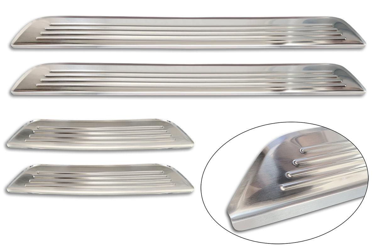 Protector umbral de puertas en relieve HONDA ZR-V plata satinado
