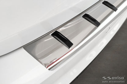 protector de parachoques trasero AUDI A4 B9 Avant plata satinado