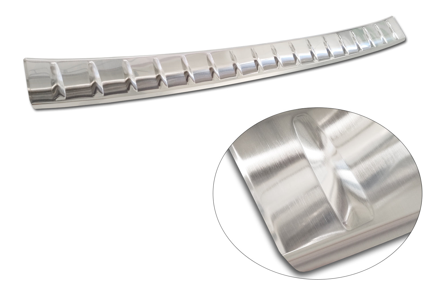 protector de parachoques trasero BMW 7 limousine plata