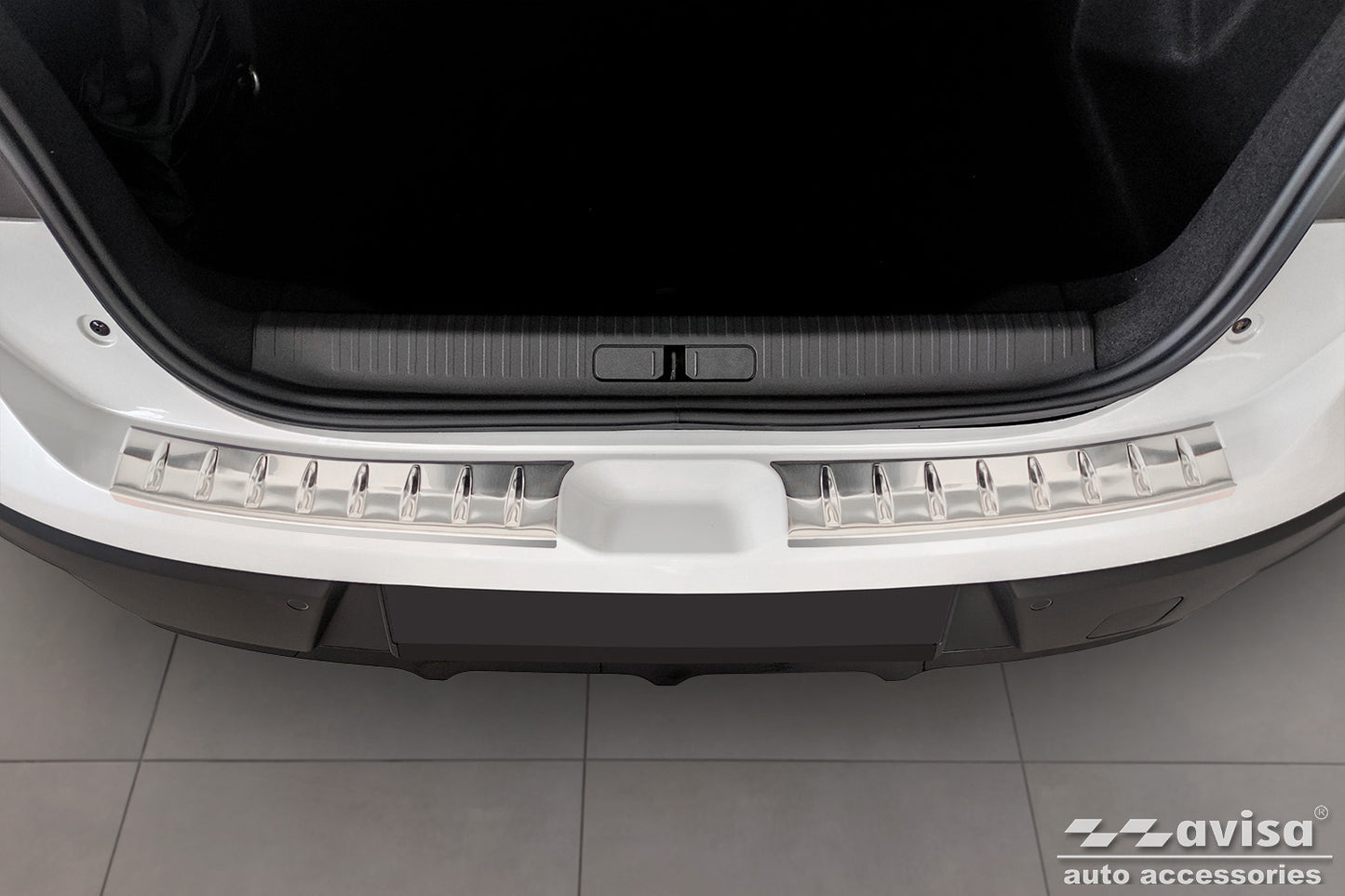 protector de parachoques trasero 2 piezas CITROEN C4X plata