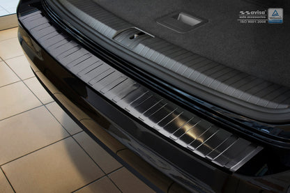 protector de parachoques trasero VW TOURAN R-line negro